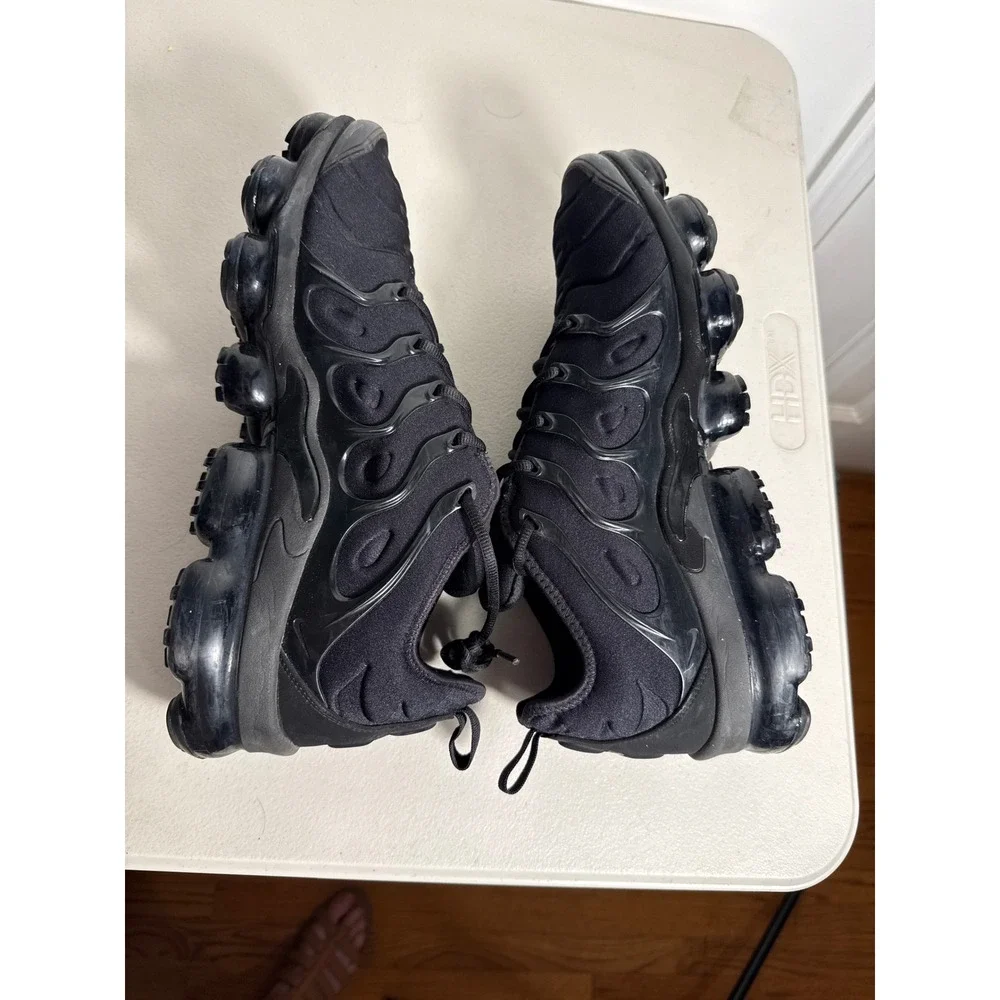 Nike Air VaporMax Plus Triple Black Mens Running Shoes 924453-004 Size 13 - Picture 1 of 10